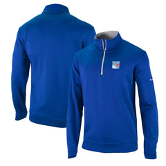 New York Rangers Columbia Wickham Hills Omni-Wick Quarter-Zip Jacket