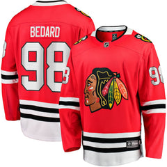 Connor Bedard Chicago Blackhawks Fanatics Home Breakaway Player Jersey