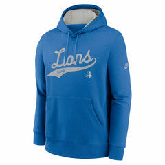 NFL Detroit Lions Rewind Club Logo Pullover Hoodie