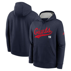 NFL New York Giants Rewind Club Logo Pullover Hoodie