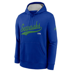 NFL Seattle Seahawks Rewind Club Logo Pullover Hoodie