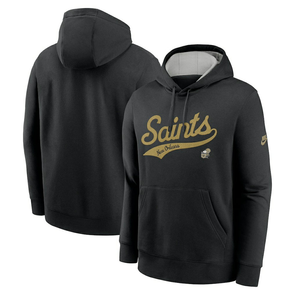 NFL New Orleans Saints Rewind Club Logo Pullover Hoodie