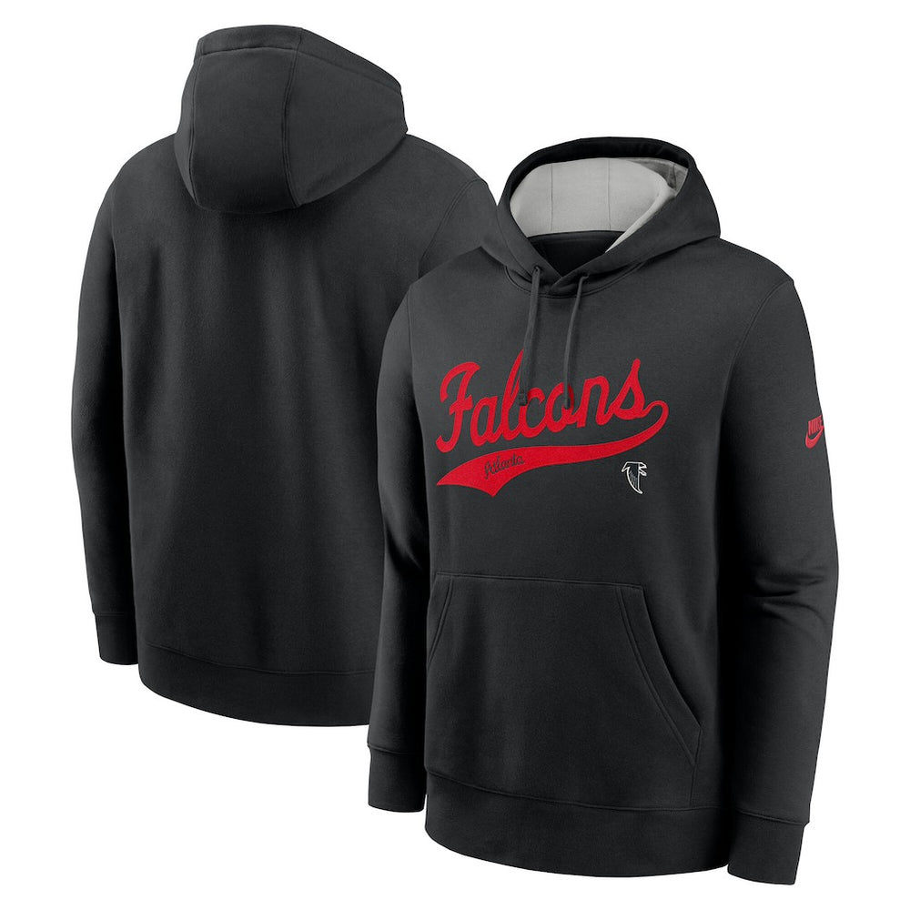 NFL Atlanta Falcons Rewind Club Logo Pullover Hoodie