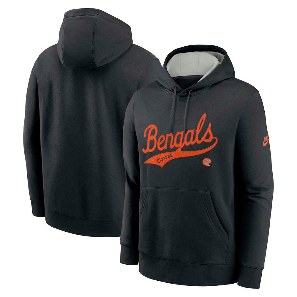 NFL Cincinnati Bengals Rewind Club Logo Pullover Hoodie