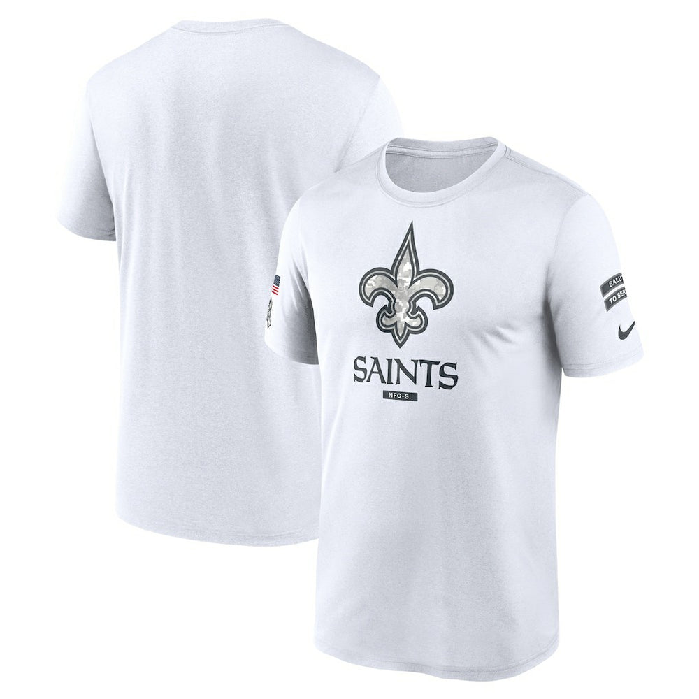 NFL New Orleans Saints 2024 Salute To Service Legend Performance T-Shirt