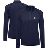 USWNT Levelwear Women's Kinetic Insignia Quarter-Zip Pullover / Soccer Outlet