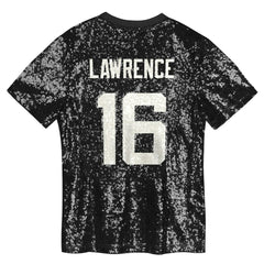 NFL Jacksonville Jaguars Trevor Lawrence Girls Youth Sequin V-Neck Fashion Jersey