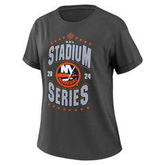 New York Islanders WEAR by Erin Andrews Women's 2024 NHL Stadium Series Boyfriend T-Shirt