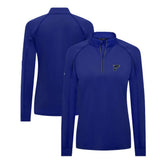 St. Louis Blues Levelwear Women's Kinetic Insignia Core Quarter-Zip Pullover Top