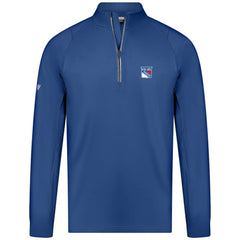 New York Rangers Levelwear Theory Insignia Core Quarter-Zip Pullover Top