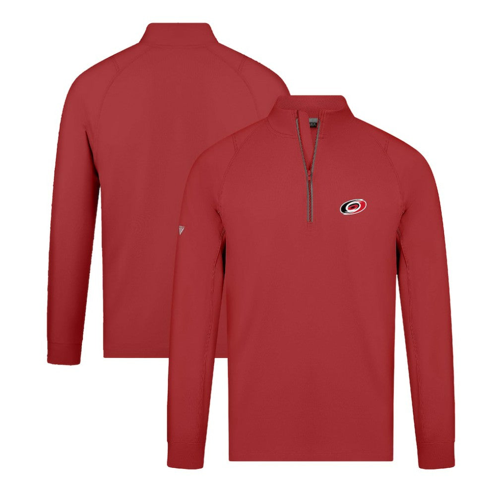 Carolina Hurricanes Levelwear Theory Insignia Core Quarter-Zip Pullover Top
