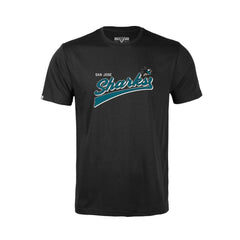 San Jose Sharks Levelwear Youth Little Richmond Retro Script T-Shirt