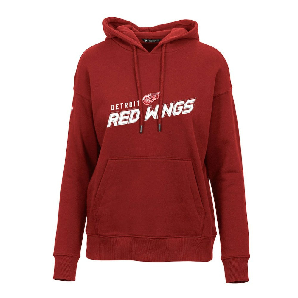 Detroit Red Wings Levelwear Women's Adorn Premier 2.0 Fleece Pullover Hoodie