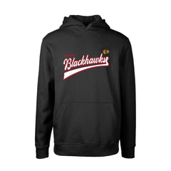 Chicago Blackhawks Levelwear Youth Podium Retro Script Fleece Pullover Hoodie