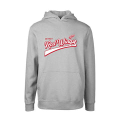 Detroit Red Wings Levelwear Youth Podium Retro Script Fleece Pullover Hoodie