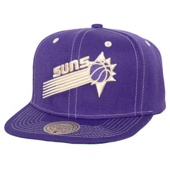 Phoenix Suns Energy Contrast Snapback Hat - Purple | Mitchell & Ness on sale