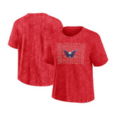 Washington Capitals Fanatics Women's Faded Wash T-Shirt