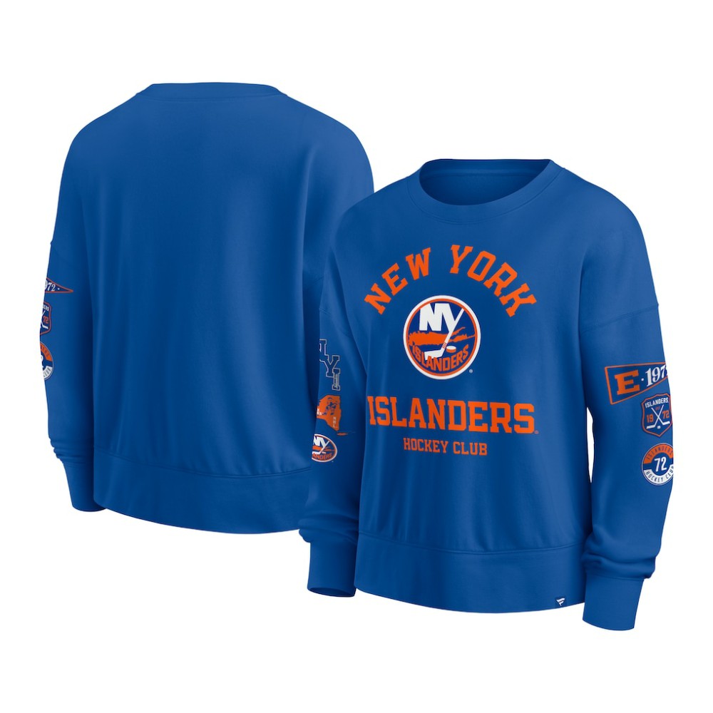 New York Islanders Fanatics Women's Go Team Pullover Sweatshirt