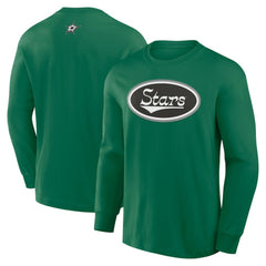 Dallas Stars Fanatics Rewind Long Sleeve T-Shirt