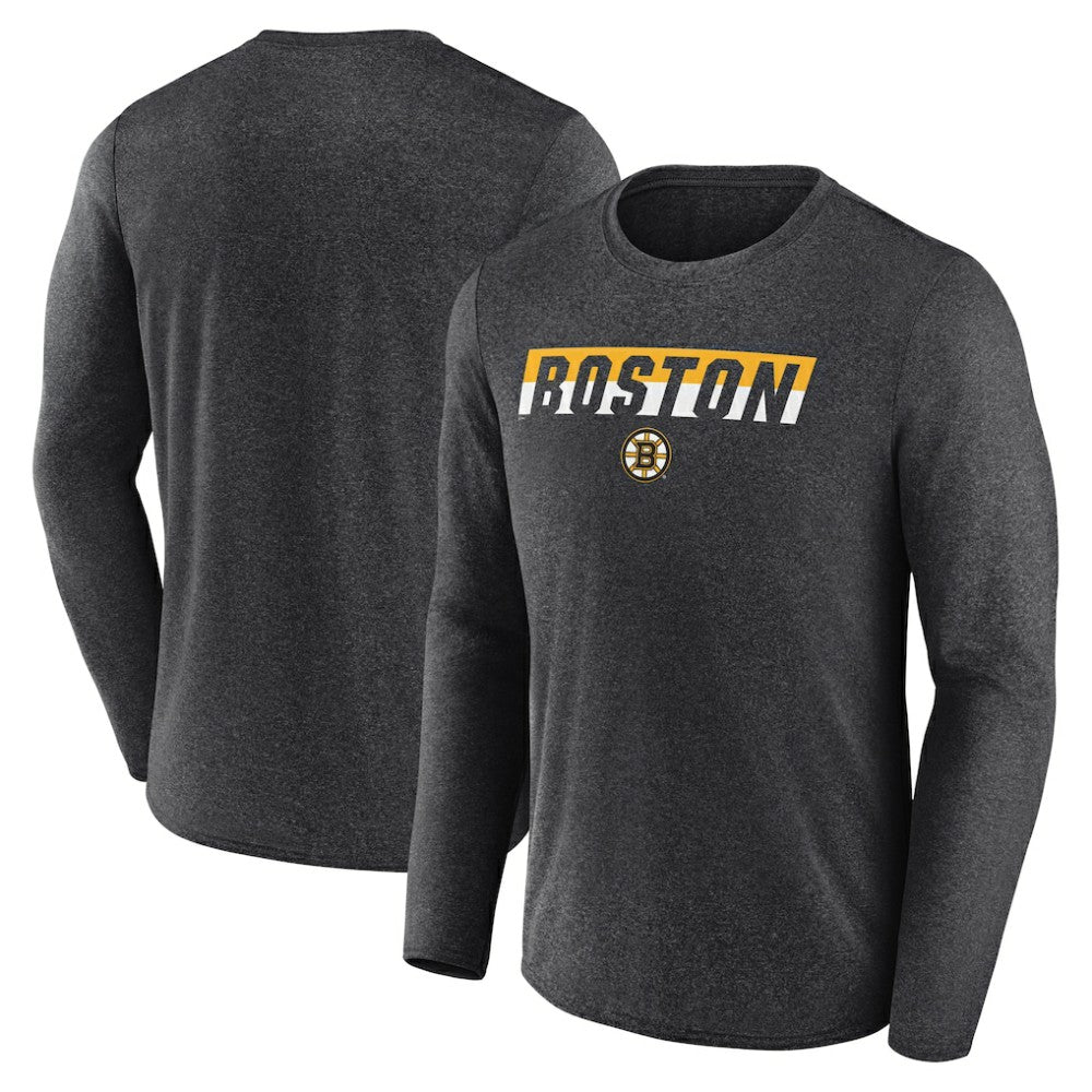 Boston Bruins Fanatics Transition Long Sleeve T-Shirt