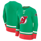 New Jersey Devils Fanatics Vintage High Point Long Sleeve T-Shirt