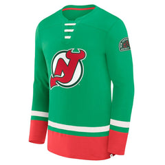 New Jersey Devils Fanatics Vintage High Point Long Sleeve T-Shirt