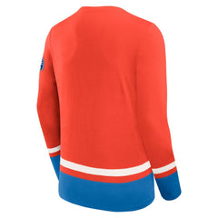 New York Rangers Fanatics Vintage High Point Long Sleeve T-Shirt