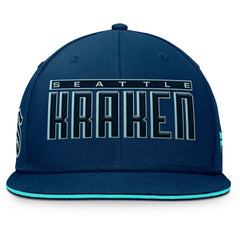 Seattle Kraken Fanatics Fundamental Gino Stack Snapback Hat