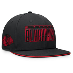 Chicago Blackhawks Fanatics Fundamental Gino Stack Snapback Hat