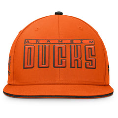 Anaheim Ducks Fanatics Fundamental Gino Stack Snapback Hat