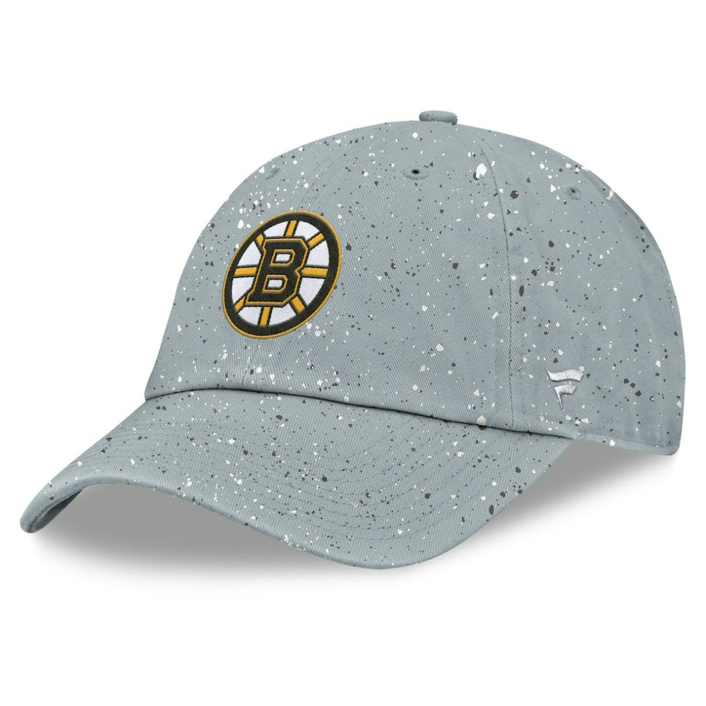 Boston Bruins Fanatics Women's Heritage Snow Day Speckle Adjustable Hat