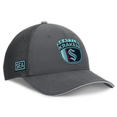 Seattle Kraken Fanatics Authentic Pro Home Ice Trucker Adjustable Hat