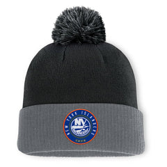 New York Islanders Fanatics Aspyn Cuffed Knit Hat with Pom