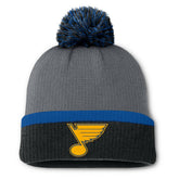 St. Louis Blues Fanatics Women's Cuffed Knit Hat with Pom