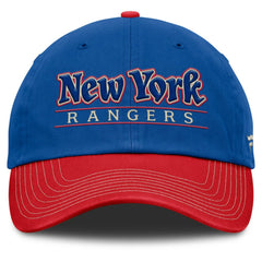 New York Rangers Fanatics Heritage Home Ice Two-Tone Adjustable Hat