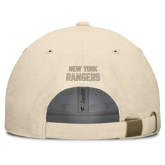 New York Rangers Fanatics Front Office Canvas Adjustable Hat