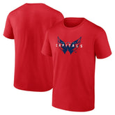 Washington Capitals Logo Athletic Coordinate T-Shirt