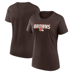NFL Cleveland Browns Logo Athletic Women's Lean T-Shirt