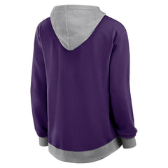 NFL Baltimore Ravens Logo Athletic Women's Hit It French Terry Full-Zip Hoodie