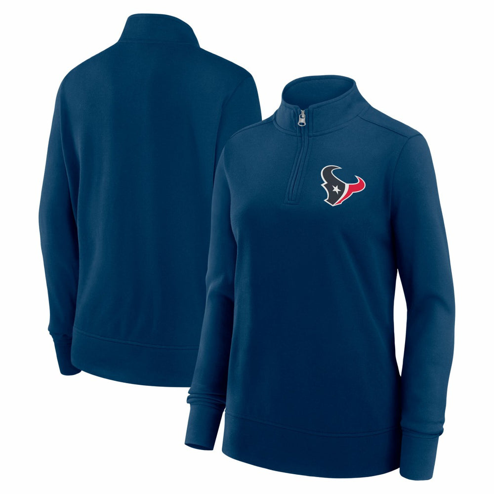 NFL Houston Texans Logo Athletic Women's Velocity Quarter-Zip Jacket