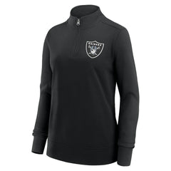 NFL Las Vegas Raiders Logo Athletic Women's Velocity Quarter-Zip Jacket