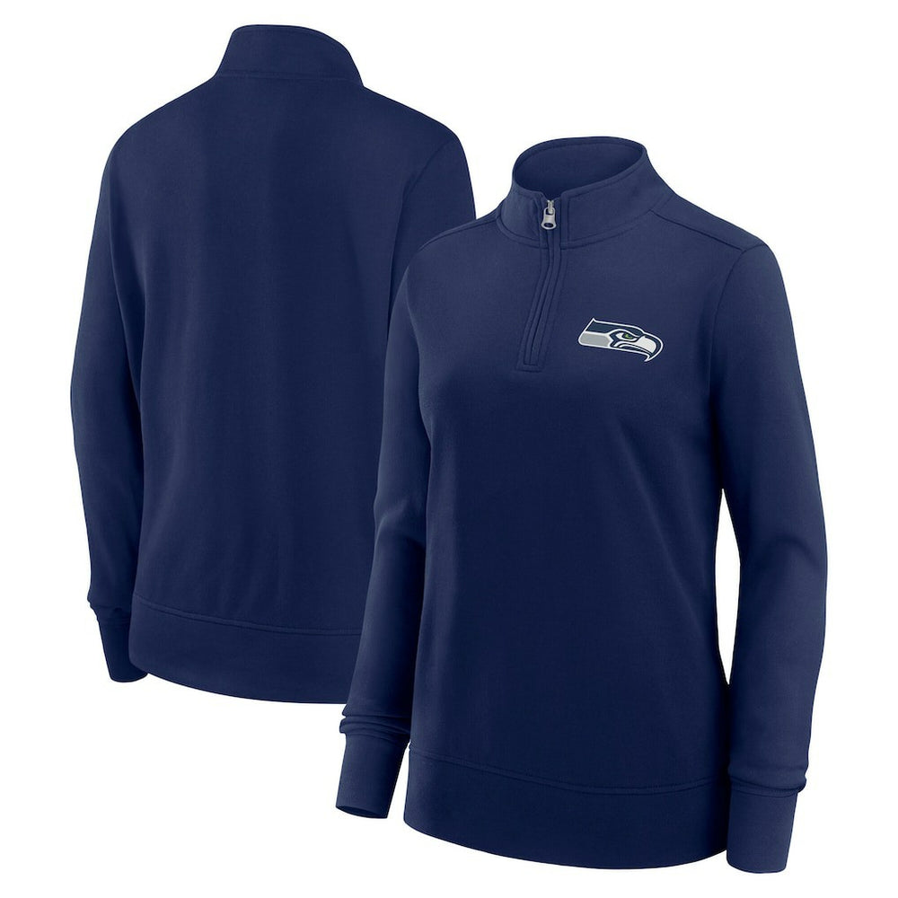 NFL Seattle Seahawks Logo Athletic Women's Velocity Quarter-Zip Jacket