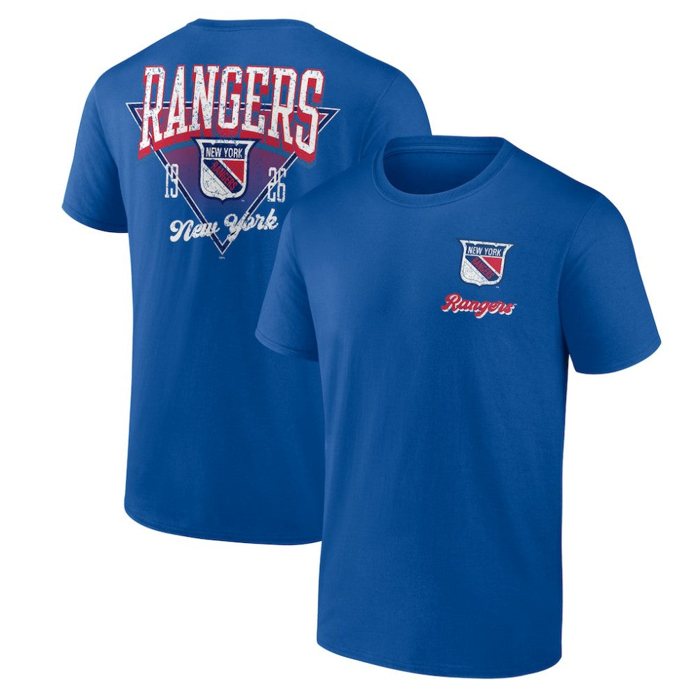 New York Rangers Logo Athletic Never Over T-Shirt