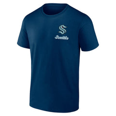 Seattle Kraken Logo Athletic Never Over T-Shirt