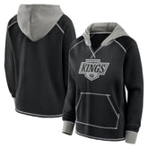 Los Angeles Kings Logo Athletic Women's Hit It French Terry Full-Zip Hoodie