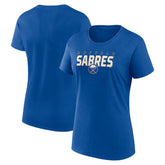 Buffalo Sabres Logo Athletic Women's Launch Scoop Neck T-Shirt