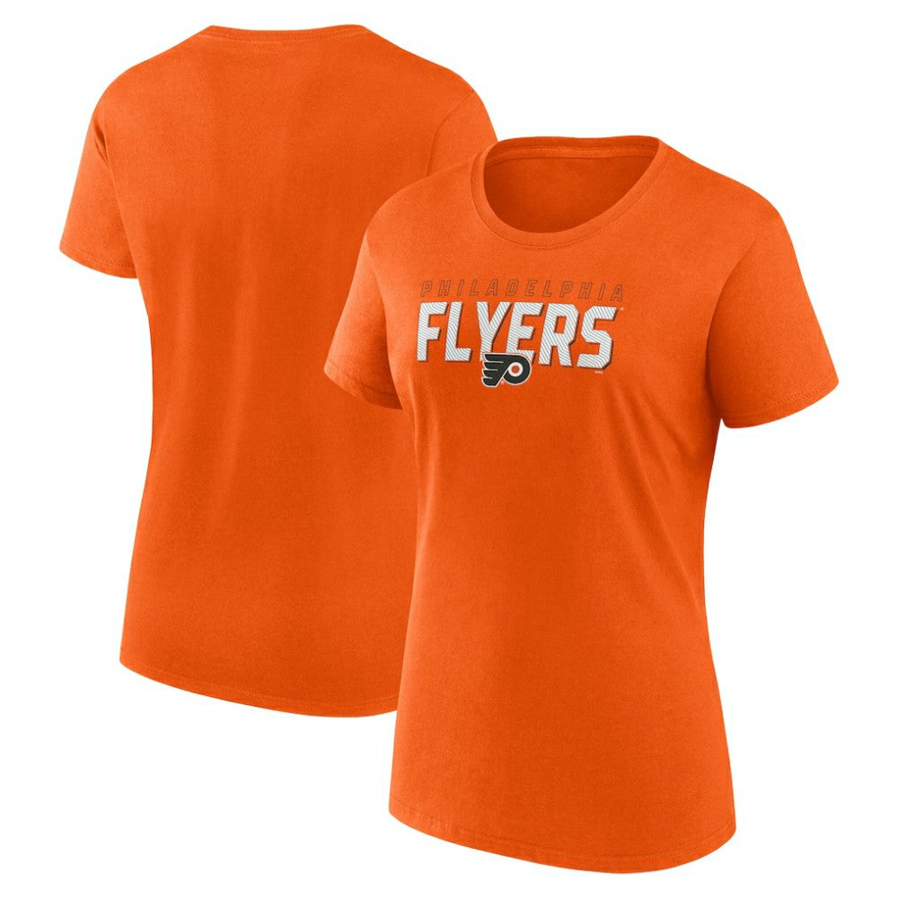 Philadelphia Flyers Logo Athletic Women's Launch Scoop Neck T-Shirt