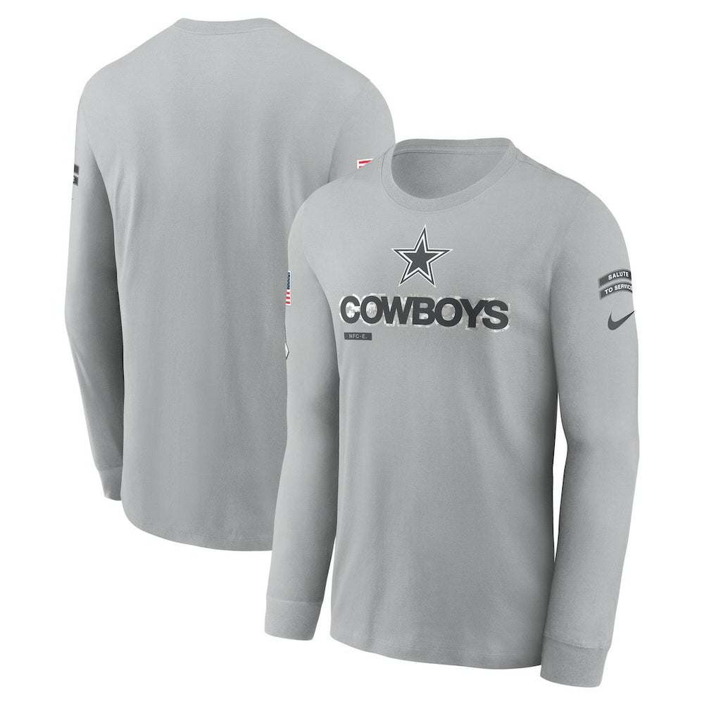 NFL Dallas Cowboys 2024 Salute To Service Long Sleeve T-Shirt