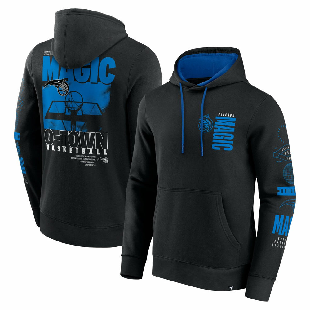 Orlando Magic Game Time Crossover Pullover Hoodie - Black | Fanatics online