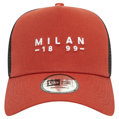 AC Milan New Era 9FORTY A-Frame Trucker Adjustable Hat / Soccer Discount
